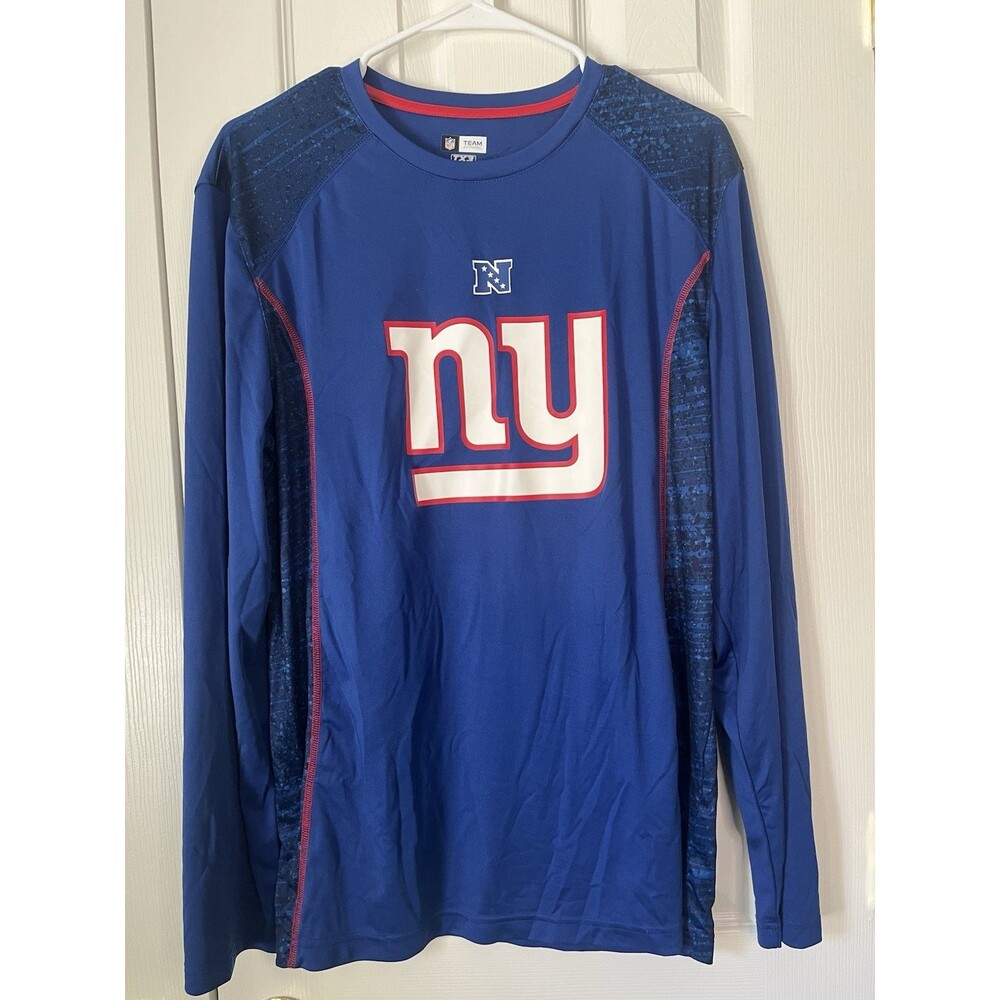 NFL New York Giants Long Sleeve Short Men Large